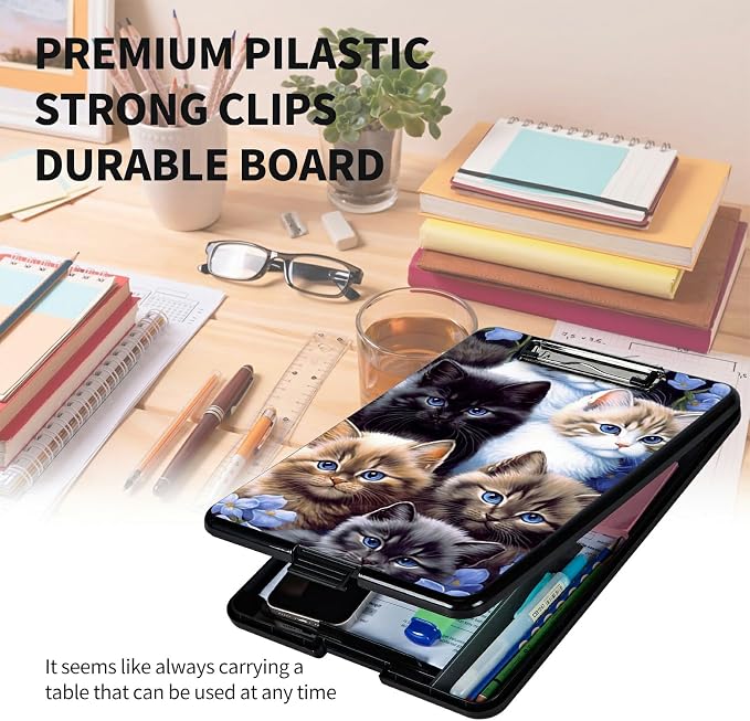 A4 Clipboards, Heavy Duty Waterproof Nursing Plastic Folder Clipboard - Image 6