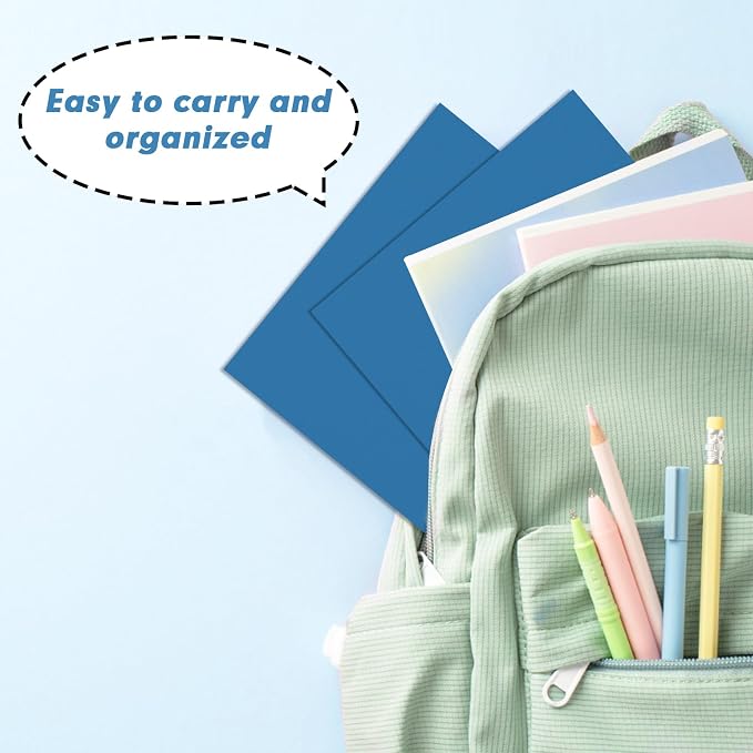 Two Pocket Folders, RAZCC 75 Pack 2 Pocket Folders Fit Letter Size Paper - Image 6
