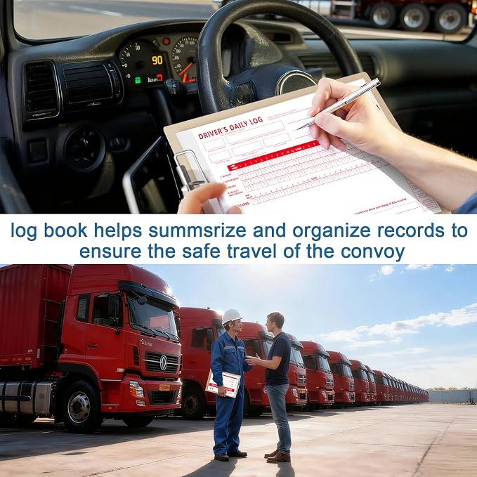 LINAUSTFB Daily Log Books for Truck Drivers - Image 6