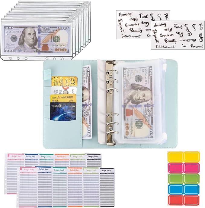 NICOOTH Budget Binder A6 Money Saving Binder - Image 4