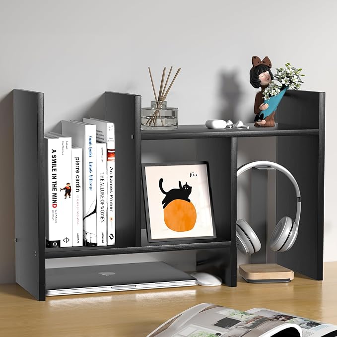 Desk Shelves Wood Desktop Orgnizer Shelf.Office Organization by FNBAR