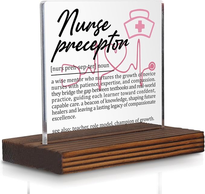 Nurse Preceptor Nurse Gifts, Thank You Appreciation Gifts forNurse Educators by Pariveca