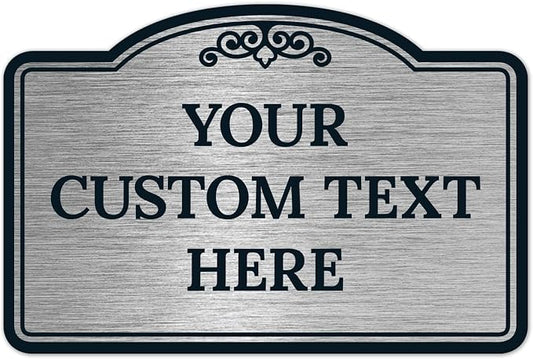 Custom Decorative Sign, Personalized Metal Sign by SigoSigns