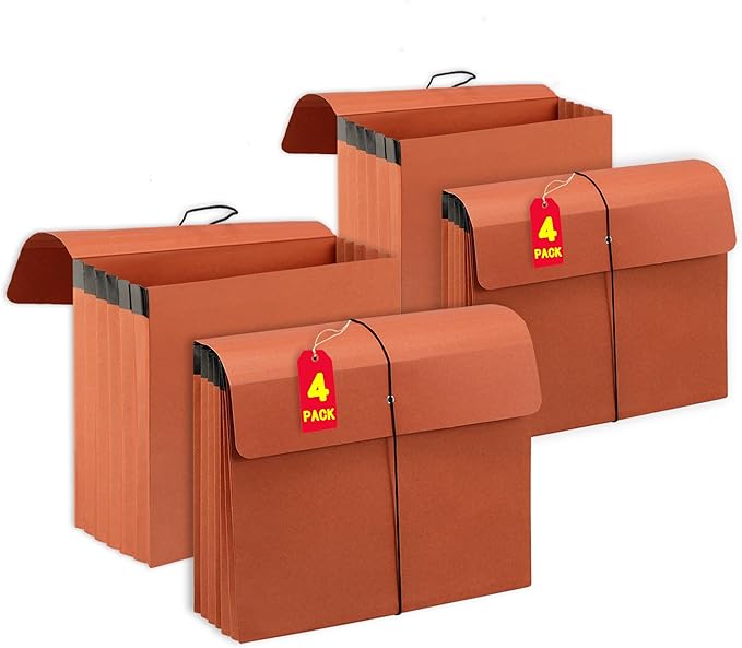 4 Packs Expanding File Wallet by Unknown