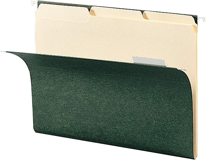Smead Hanging File Folder with Tab, 1/3-Cut Adjustable Tab, Legal Size - Image 5