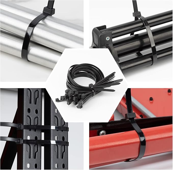 XINGO 16 Inch Black Large Zip Ties Heavy Duty 100 PCS, 200 LBS Ultra Strong - Image 6