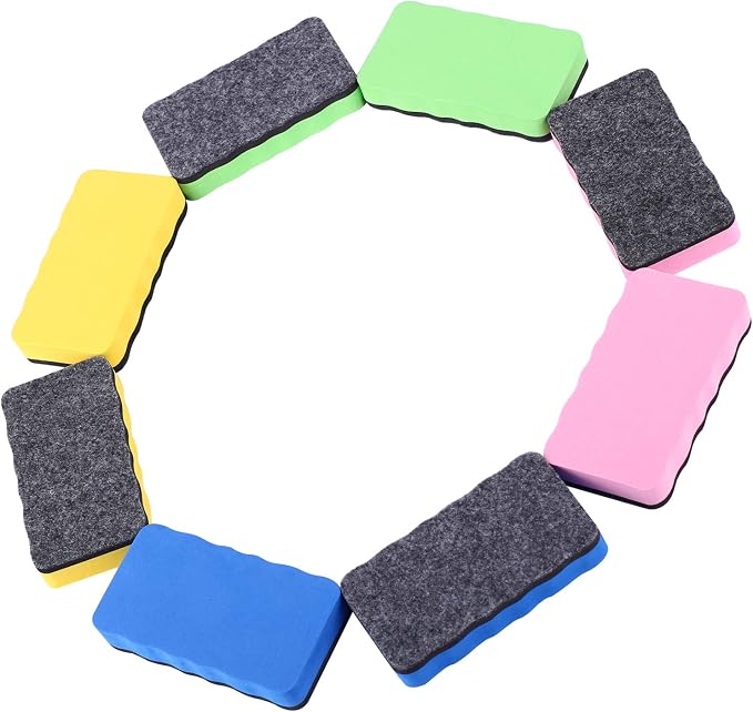 Dry Erase Erasers, 24 Pack Magnetic Whiteboard Eraser Chalkboard Eraser Dry - Image 3