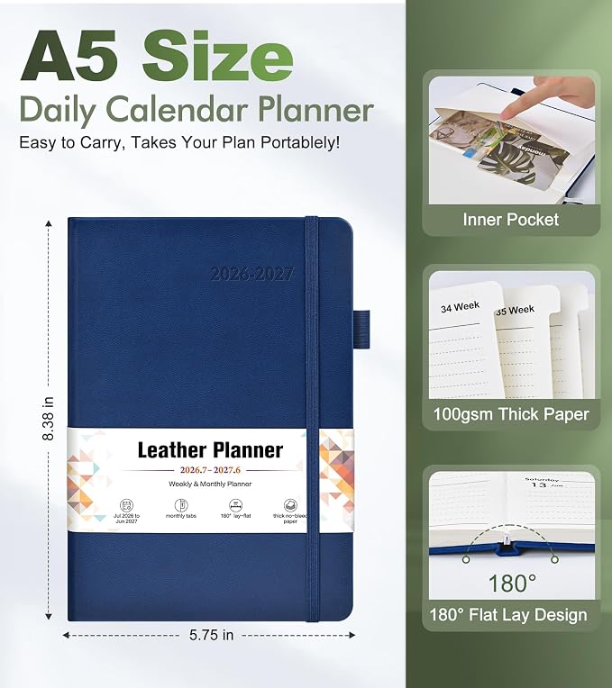 Planner 2026-2027, Academic Weekly and Monthly Calendar Planner from July 2026 - Image 5