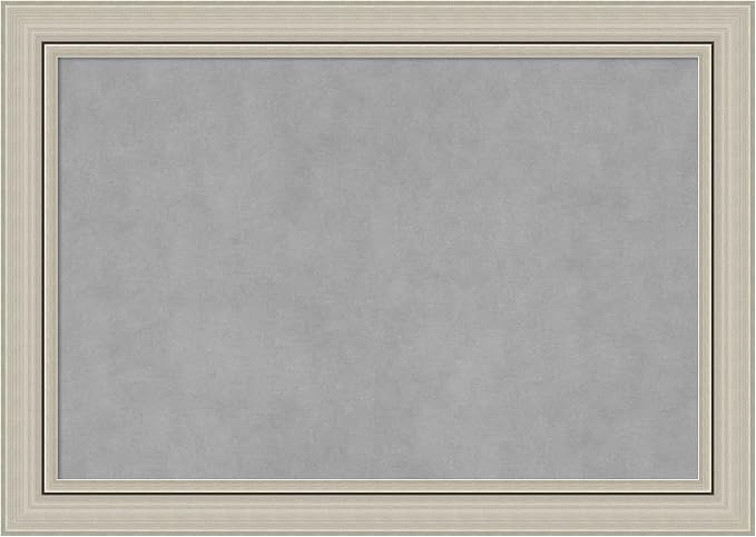 Amanti Art Silver Framed Magnetic Board 20x28 Medium Vision Board by AmantiArt