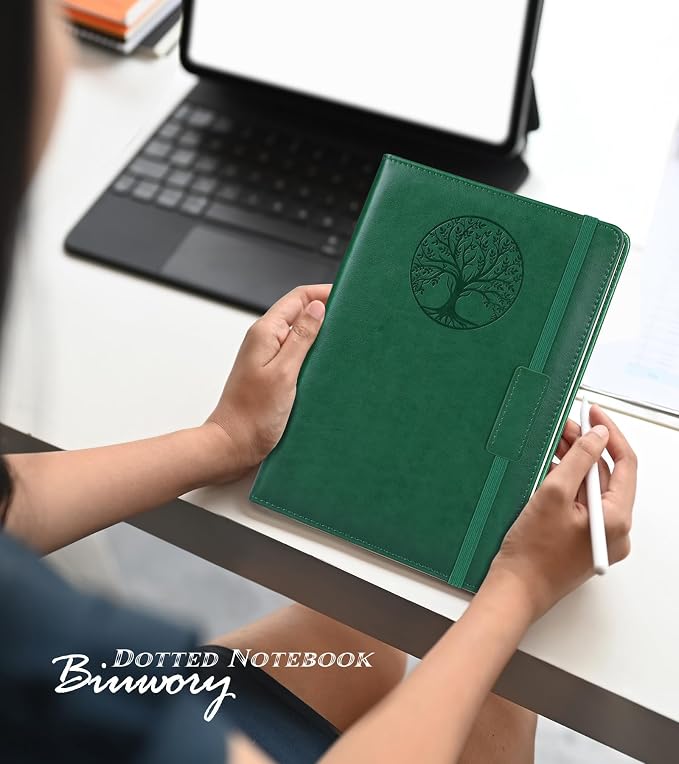 Biuwory Dotted Journal Notebook, 140 Dot Grid Pages, Medium 5.7"×8.3" | A5 - Image 7