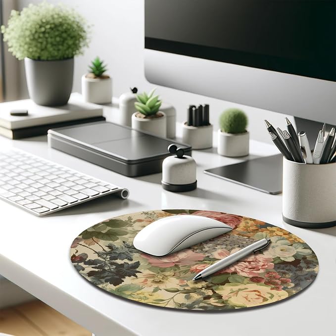 Elegant Watercolor Floral Mouse Pad - Image 7