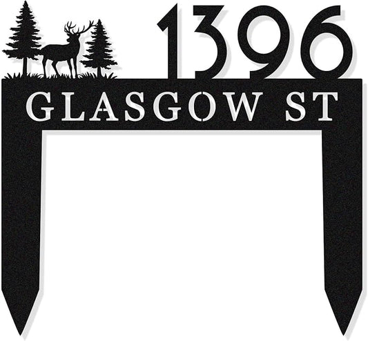 Personalized Metal Address Sign by HYTSIGN