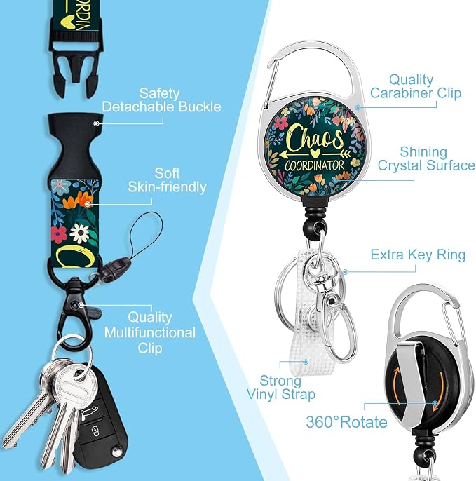 Piefly Lanyards for Id Badges, Funny Badge Holder - Image 4