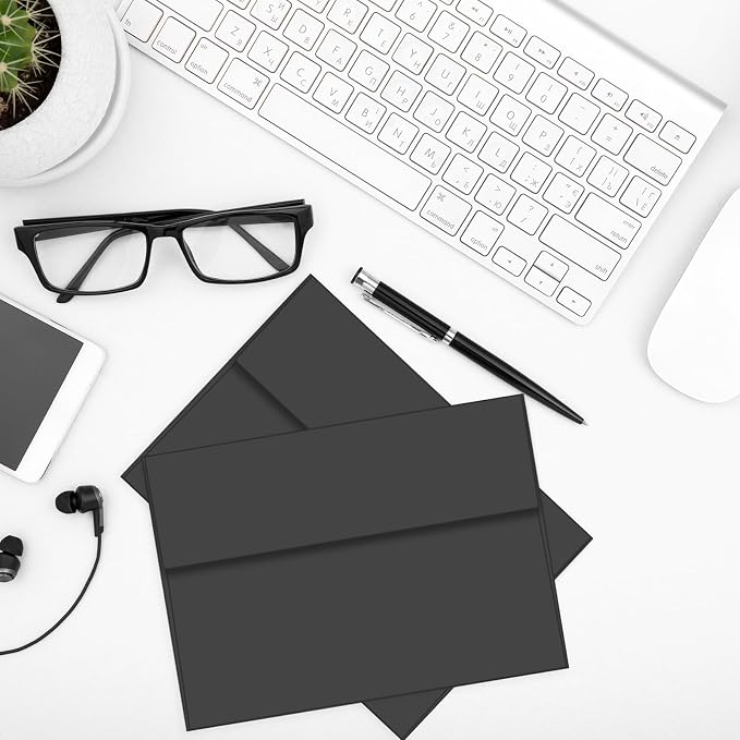 200 Packs Black 5x7 Envelopes, A7 Envelopes - Image 7