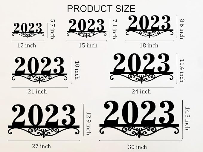 Personalized Horizontal House Numbers - Image 4