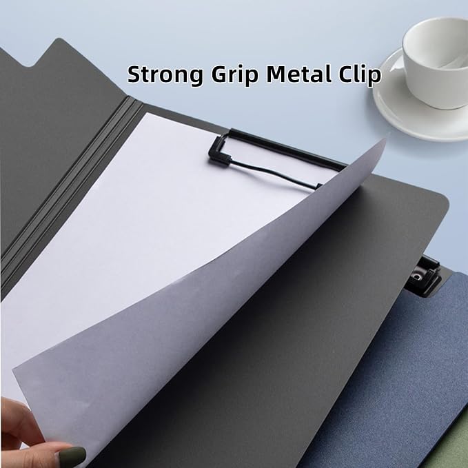 Clipboard Folder, 6 Pack A4 Foldable Clipboards File Folder Flip Writing Pad - Image 3