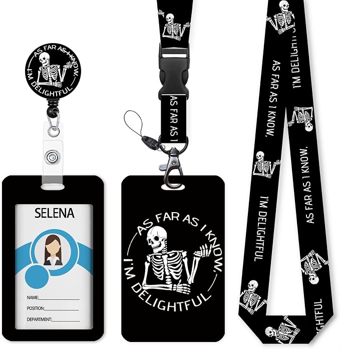 ID Badge Holder with Breakaway Lanyard, Lanyards by Mcapirivo