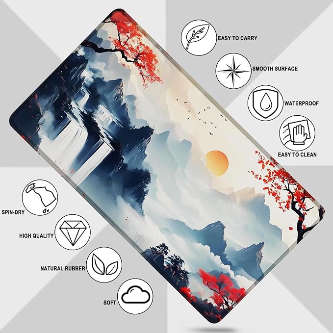 Large Gaming Mousepad, Waterproof Extra Large Mouse Pad - Image 5