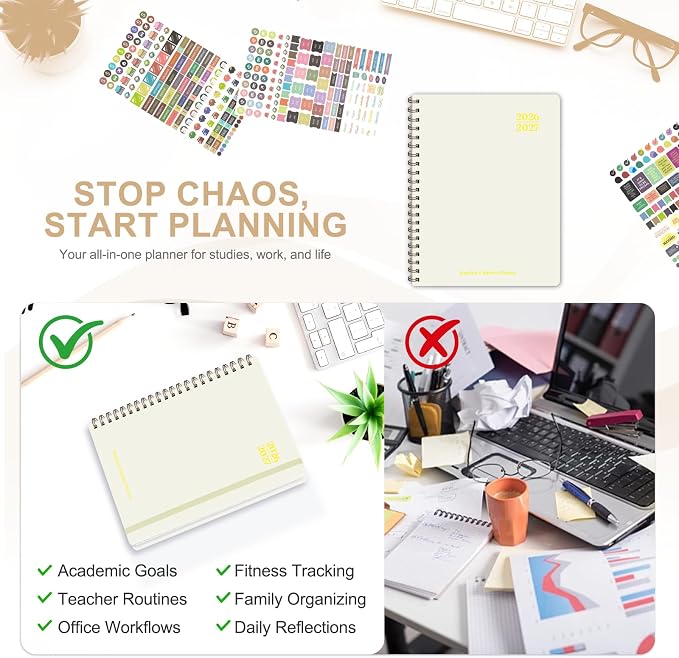 Planner 2026-2027, Weekly and Monthly Academic Planner, July 2026 - Image 6