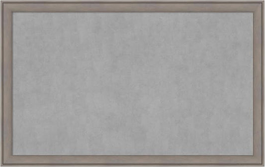 Amanti Art Grey Framed Magnetic Board 27x43 Large Vision Board by AmantiArt