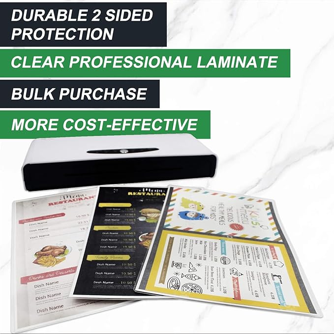 5 Mil Thermal Laminating Sheets 200 Packs, 9” x 11.5” Clear Laminating Pouches Holds 8.5 x 11 Inch Sheet Lamination Plastic Paper for Laminator, School Office Supplies Laminate-DeskLoop Office