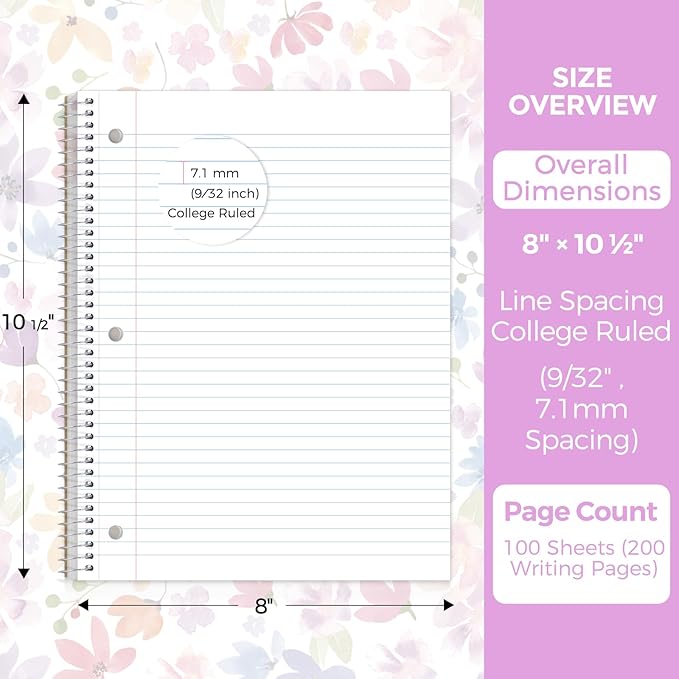 SKYDUE 8"x10.5" Spiral Notebook - Image 2
