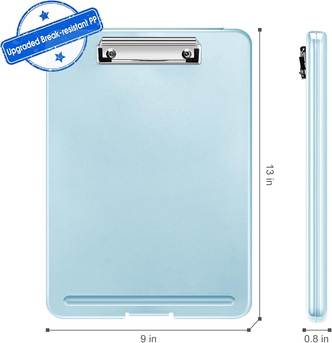 SITHON Nursing Clipboard with Storage, Heavy Duty Portable Writing Clipboard - Image 2