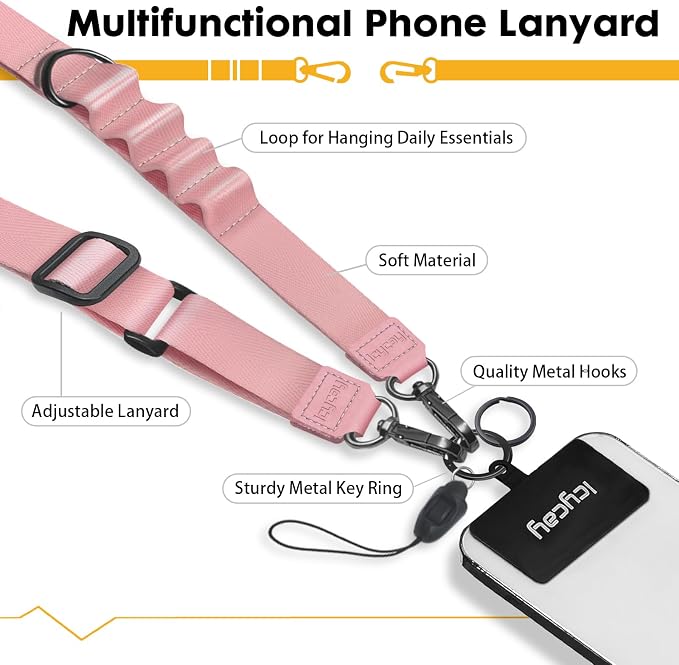 Icycay Phone Lanyard Crossbody, Cell Phone Strap - Image 3