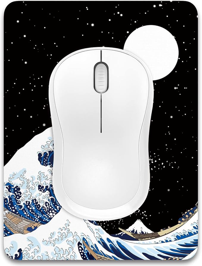 Dapesuom Small Mouse Pad, 6 x 8 Inch Thick Rubber Premium-Textured Non-Slip by Unknown