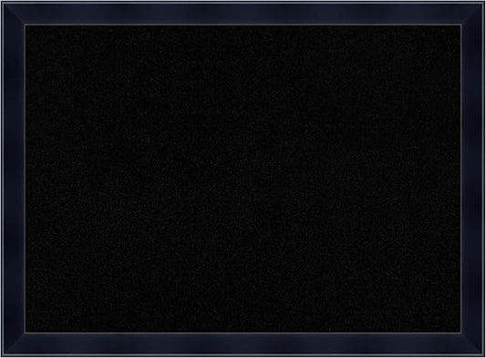 Amanti Art Black Cork Board for Wall, 22x30 Vision Board with Black Wood Frame, Medium Corkboard Office Decor for Home Organization, Modern Corkboard Pinboard to Display Items for Home Organization-DeskLoop Office