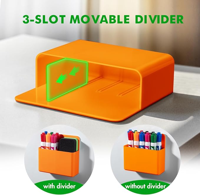 2 Pcs Magnetic Dry Erase Marker Holder - Image 3