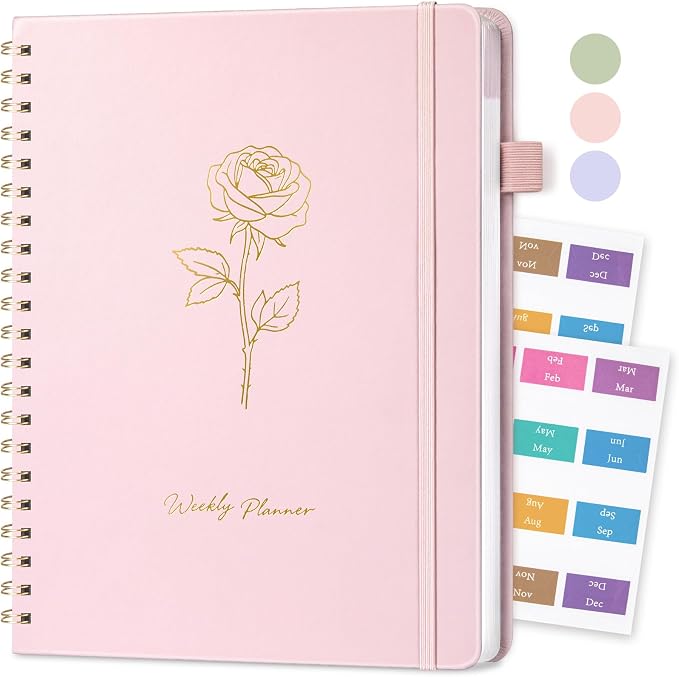 Oucaru Undated Weekly Planner, A4 Size To Do List Notebook by Oucaru