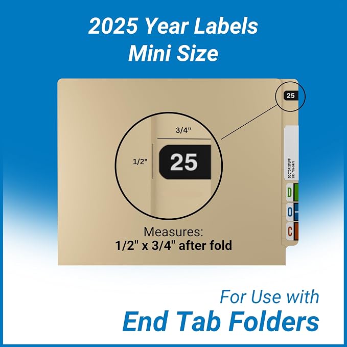 2025 MINI Year Labels, Doctor Stuff 2025 Chart Stickers, Ames Small Style - Image 5