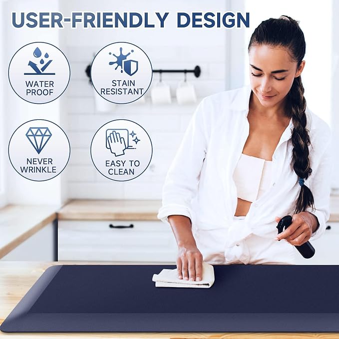 StepRite 4/5 Inch Thick Kitchen Mat Anti Fatigue Mat Kitchen Rugs Kitchen Decor - Image 5