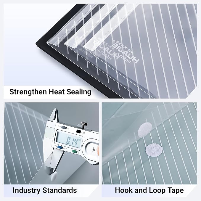10 Pack, Plastic Envelopes – Transparent Waterproof Reusable File Folders - Image 5