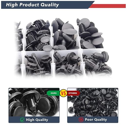 330Pcs 12Sizes Car Plastic Rivets Fasteners Push Type Pin Rivets Clips Trim Kit - Image 5