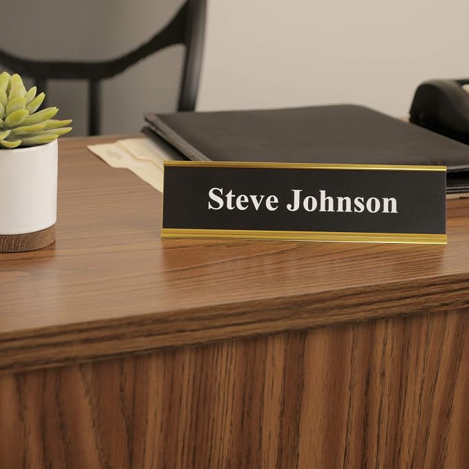 ExcelMark 2"x 8"Aluminum Name Plate Holder - Image 4