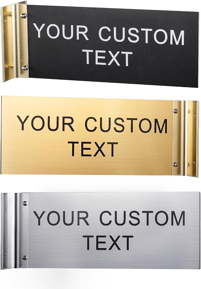 Custom Double-Sided Corridor Sign Personalized Hallway Corridor Sign Door Flag - Image 2