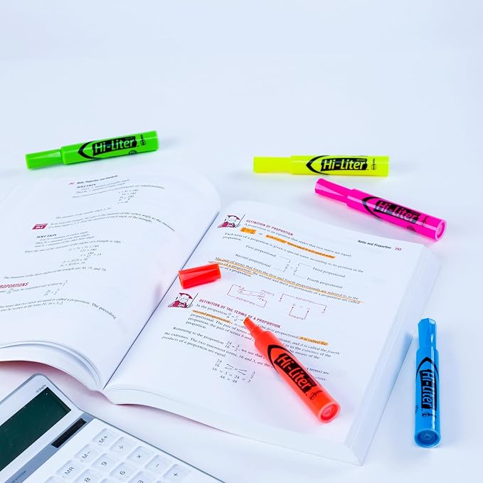 Avery Hi-Liter Desk-Style Highlighters, Smear Safe Ink, Chisel Tip is great - Image 8