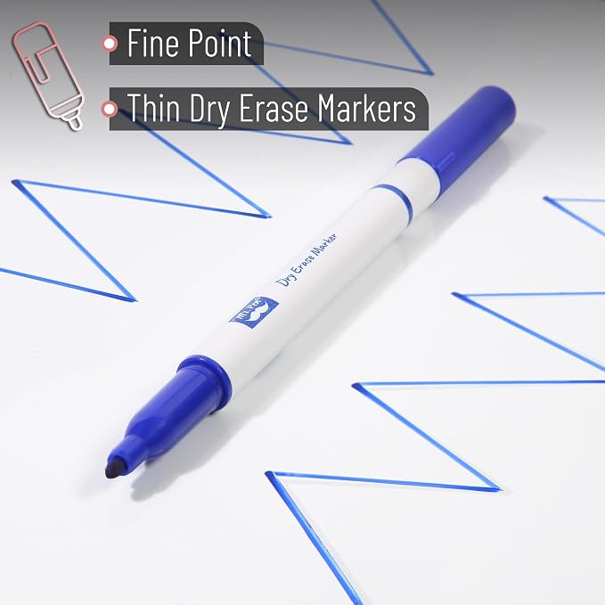 Mr. Pen- Dry Erase Markers, 4 Pack, Fine Tip | Dry Erase Whiteboard Markers - Image 3