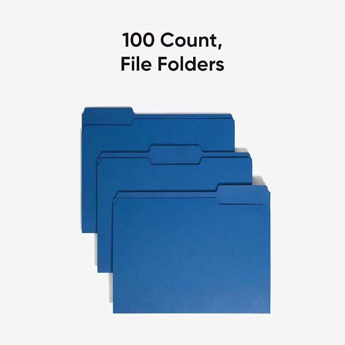 Smead File Folder, 1/3-Cut Tab, Letter Size, 100 per Box - Image 3