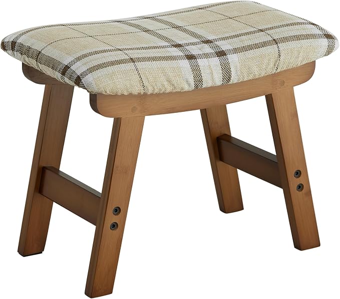 Foot Stool Ottoman Foot Rest Under Desk, Small Stool - Image 8