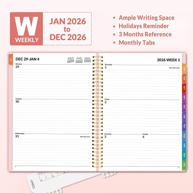 SUNEE 2026 Weekly and Monthly Planner - Image 2