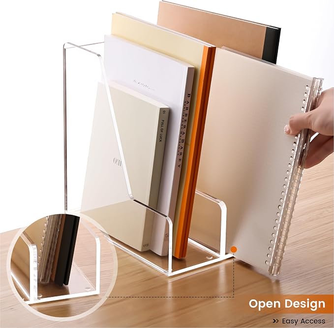 YUXUN Acrylic Magazine File Holder - Image 7