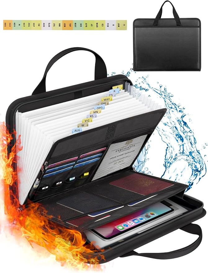 onvvippiv Important Document Organizer Folio Accordion File Organizer | by onvvippiv