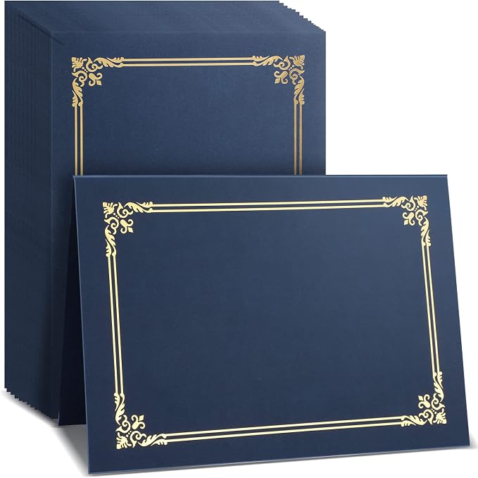 Sherr 60 Pcs Certificate Holders Certificate Covers Folders Diploma Holders by Sherr