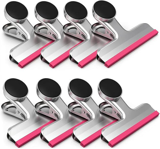 Magnetic Chip Clips, Stainless Steel Chip Bag Clips by HOUSEAGAIN