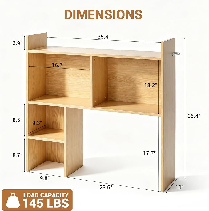 deli Desktop Shelf, Desk Hutch - Image 2