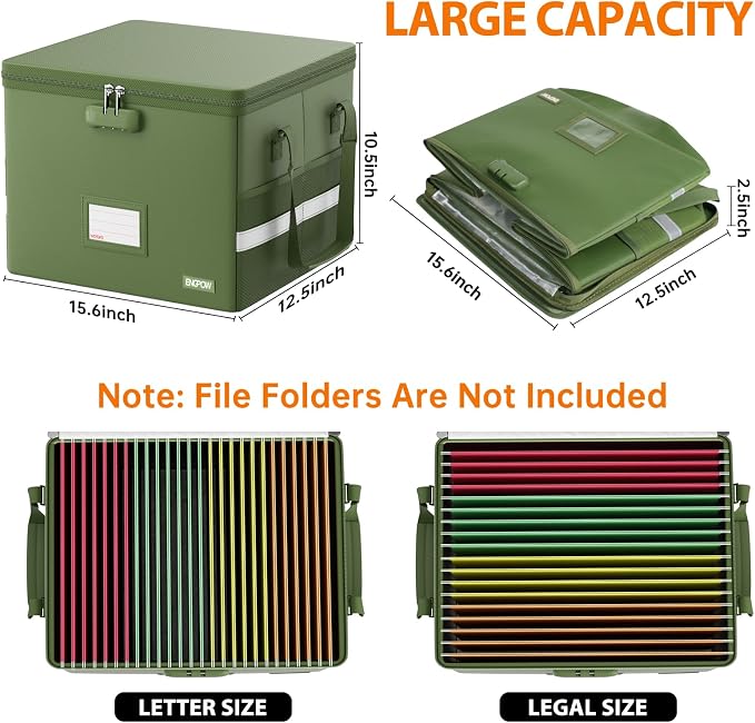 ENGPOW 5200°F File Box Fireproof Document Box - Image 8