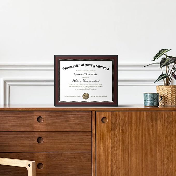 upsimples 8.5x11 Diploma Certificate Frame - Image 7